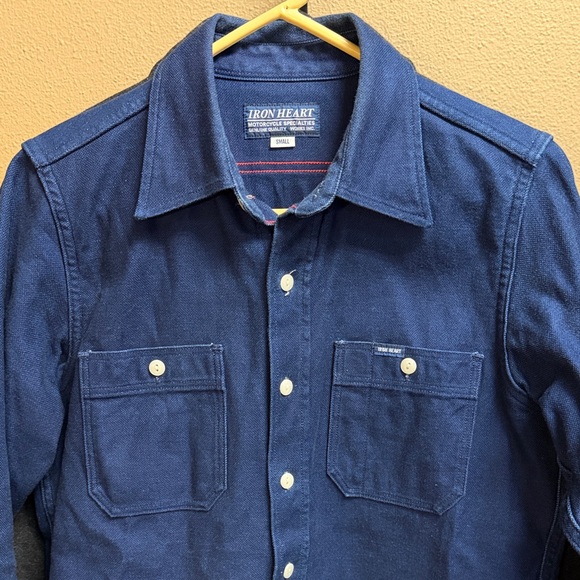 Iron Heart Work 13oz workshirt (rare) 221 double cloth - Picture 3 of 12